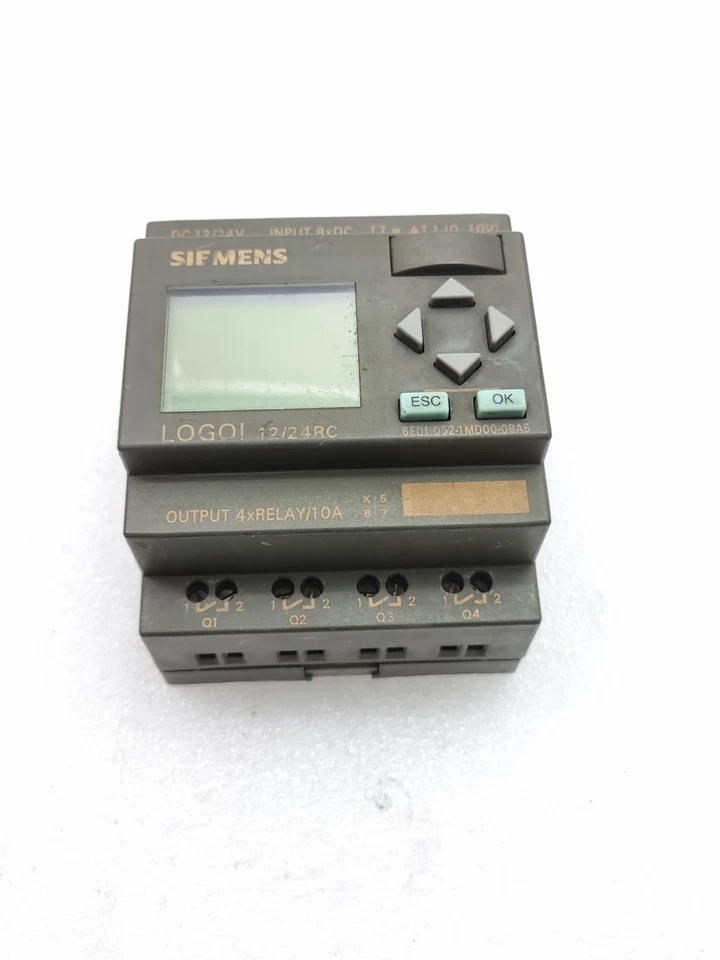 *Used Working* Siemens 6ED1052-1MD00-0BA5 Logo 12/24Rc Dc 12/24V Fast Ship
